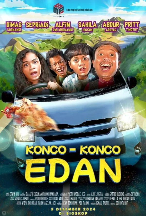 Sinopsis Film Konco- konco Edan: Petualangan Kocak 3 Sahabat